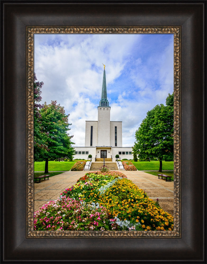 London Temple - Flower Entrance