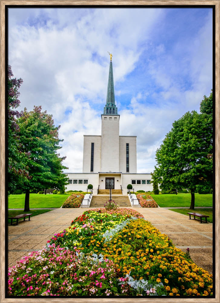 London Temple - Flower Entrance