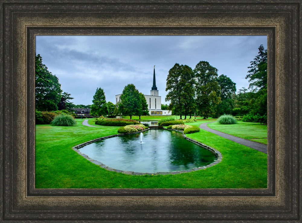 London Temple - Pond and Trail