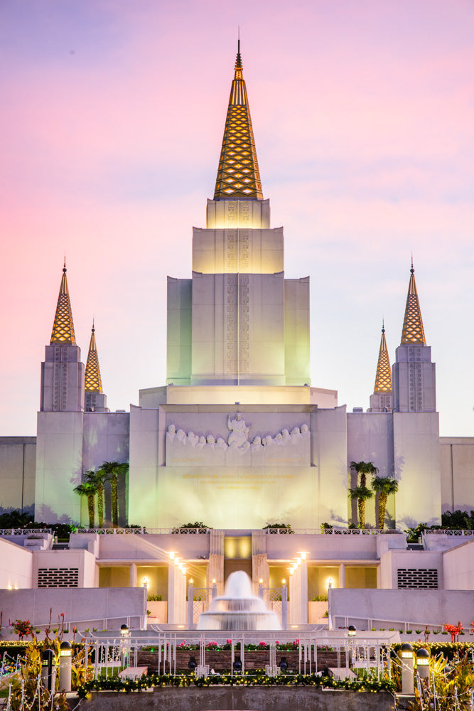 Oakland Temple - Christmas Lights