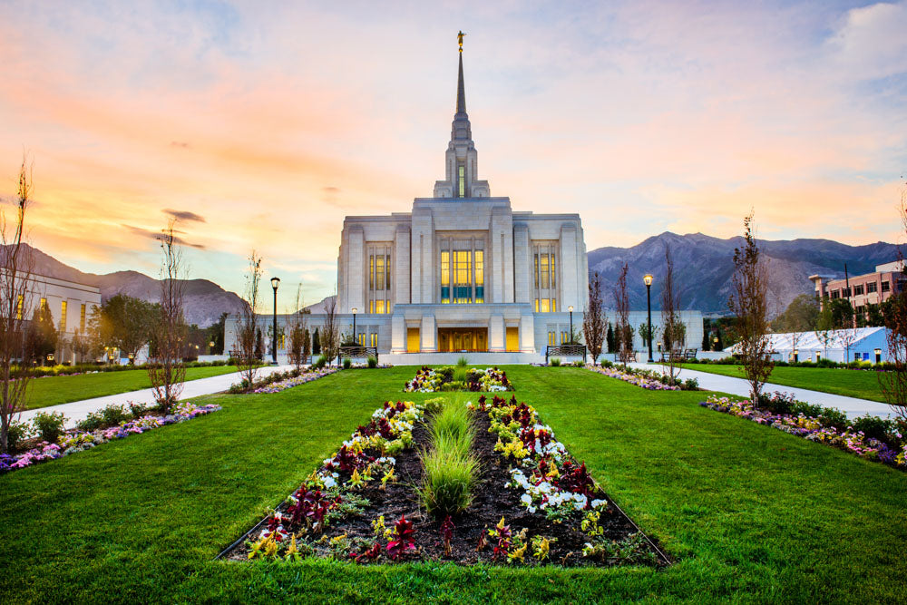Ogden Temple - Garden Path
