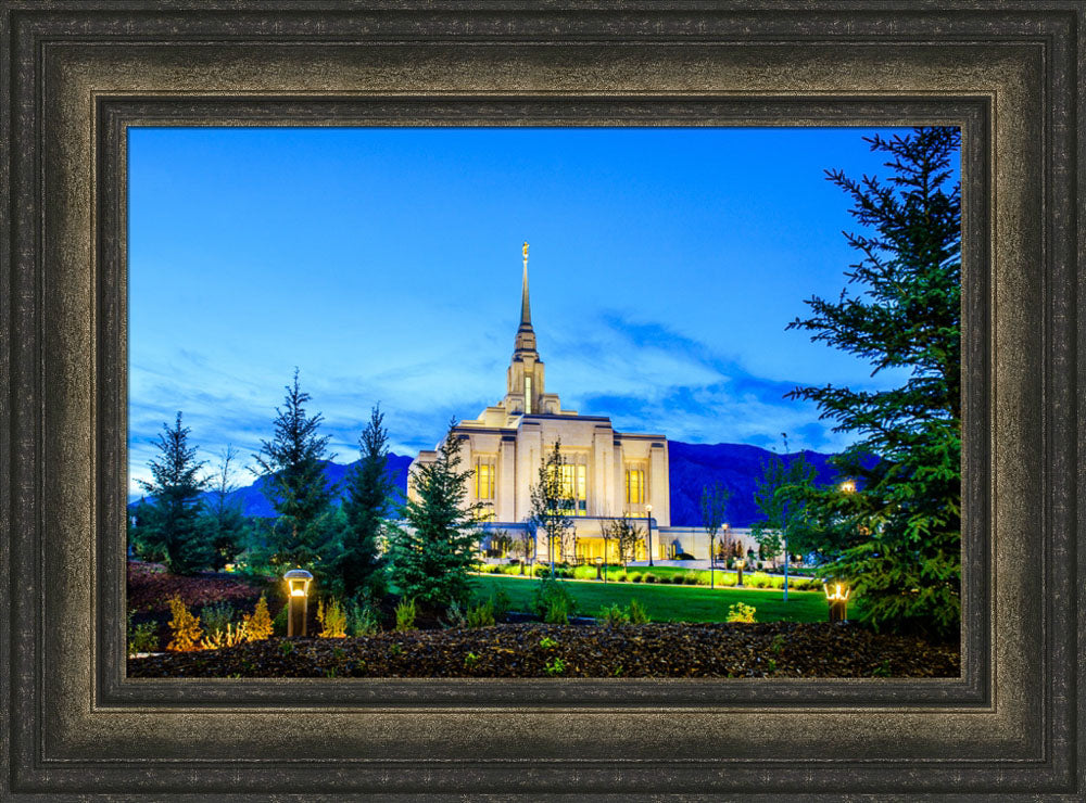 Ogden Temple - Twilight Through the Trees