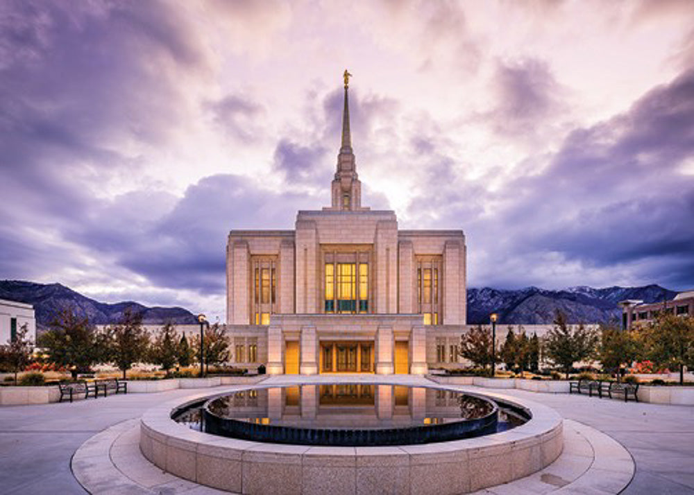 Ogden Temple - Morning Reflection