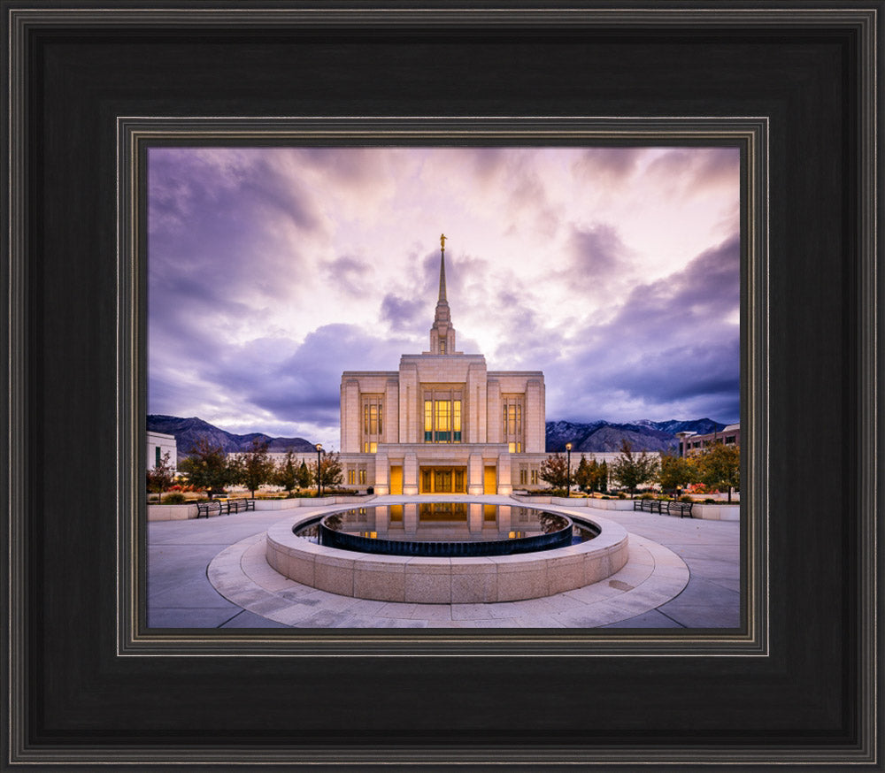 Ogden Temple - Morning Reflection