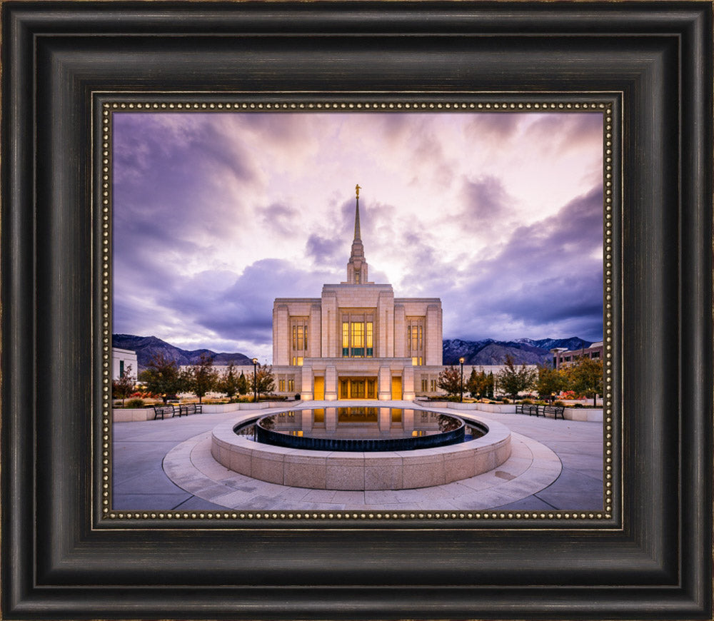Ogden Temple - Morning Reflection