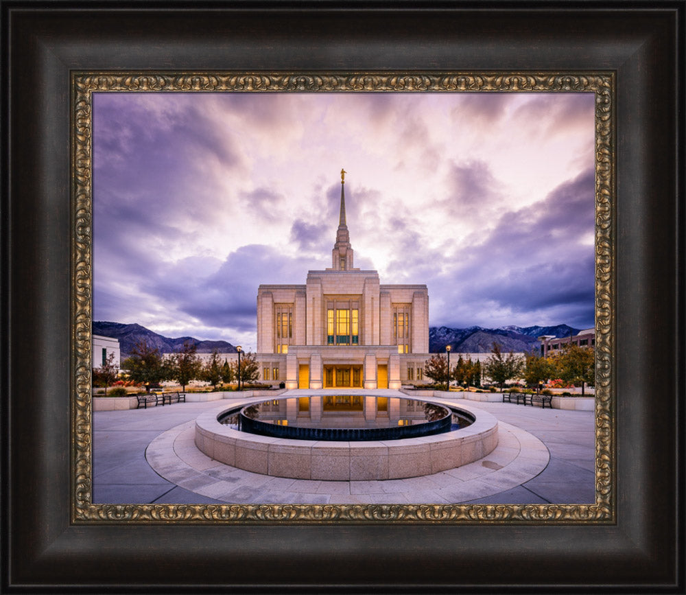 Ogden Temple - Morning Reflection