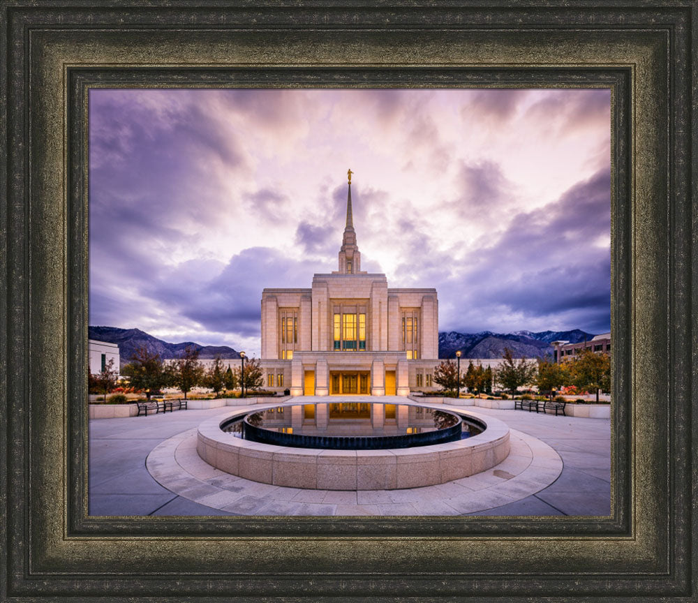 Ogden Temple - Morning Reflection