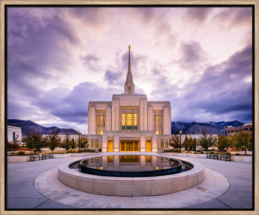 Ogden Temple - Morning Reflection