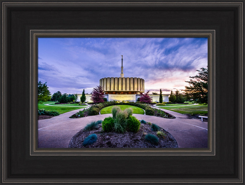 Provo Temple - Purple Twilight