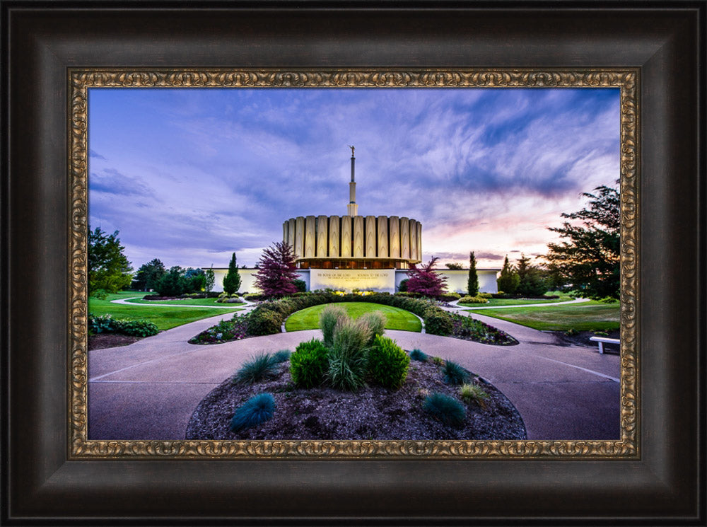 Provo Temple - Purple Twilight