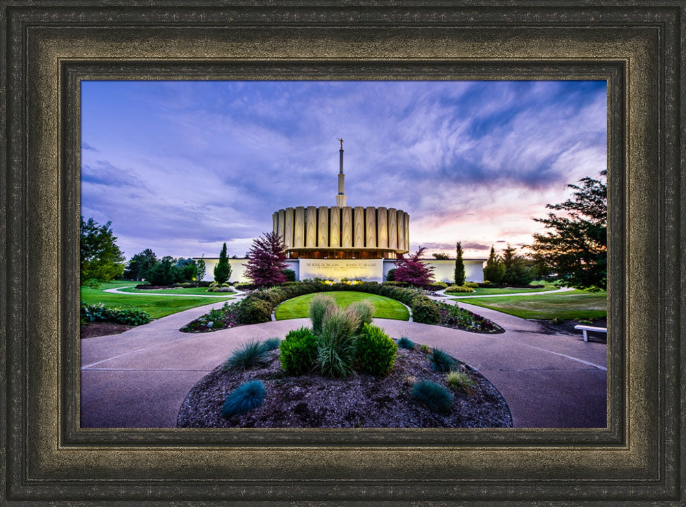 Provo Temple - Purple Twilight