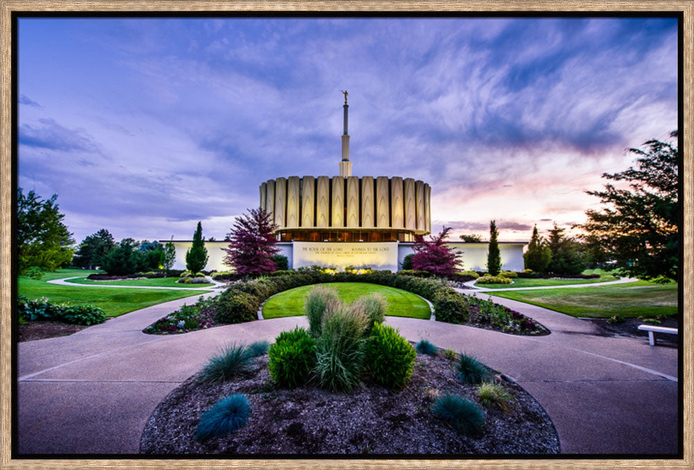 Provo Temple - Purple Twilight