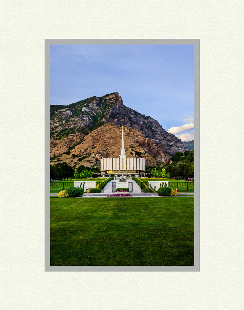 Provo Temple - Mountains