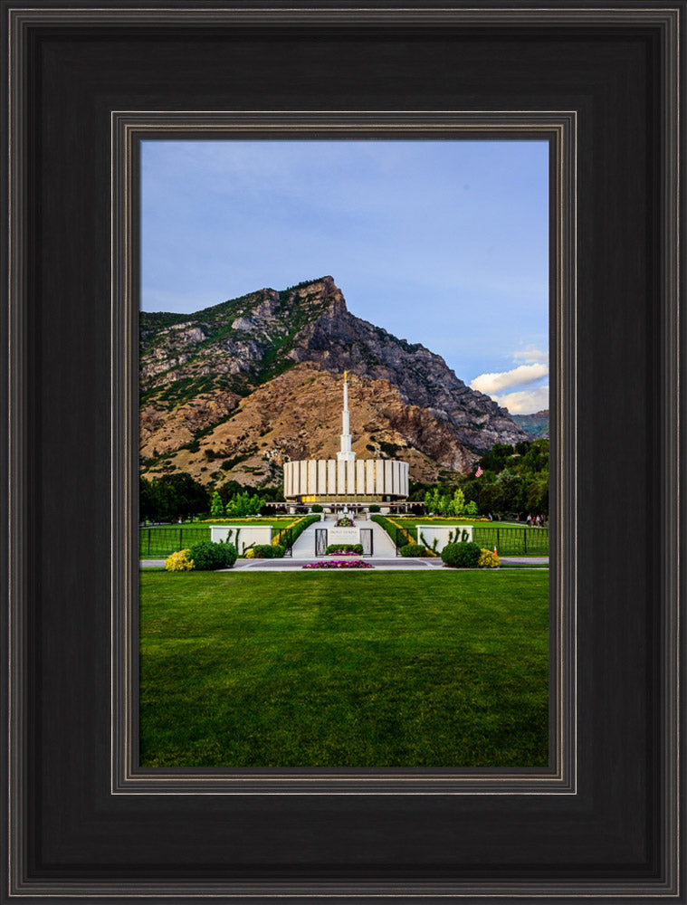 Provo Temple - Mountains