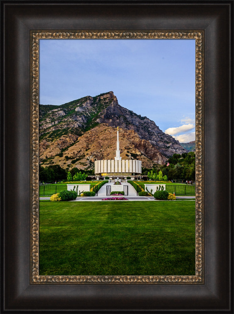 Provo Temple - Mountains