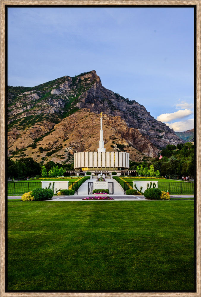 Provo Temple - Mountains