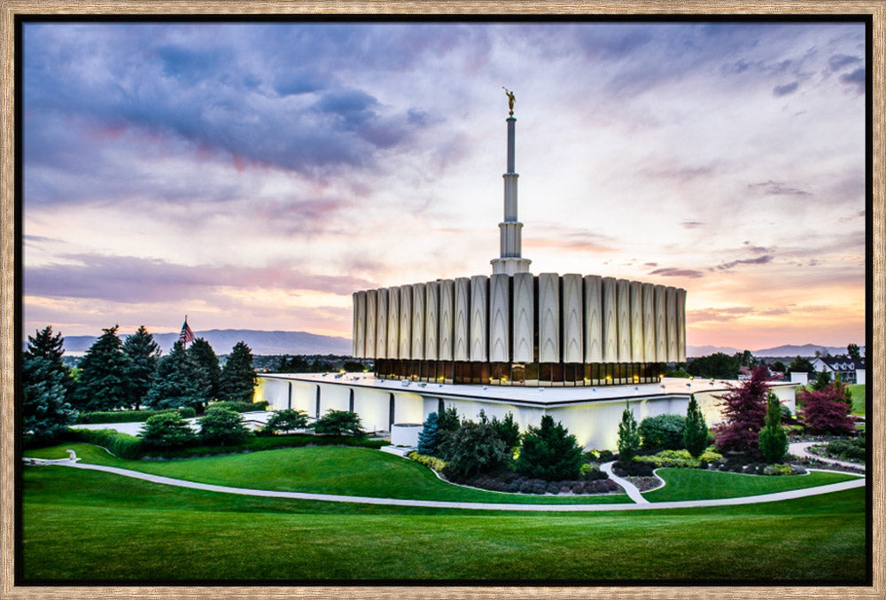 Provo Temple - Sunset