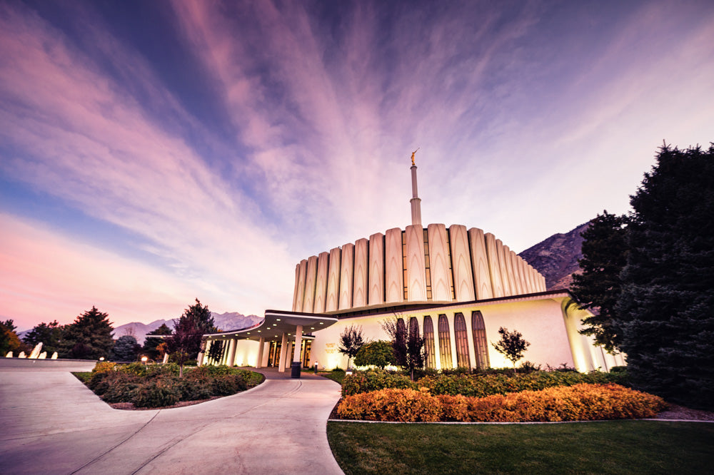 Provo Temple - Sunrise Walkway
