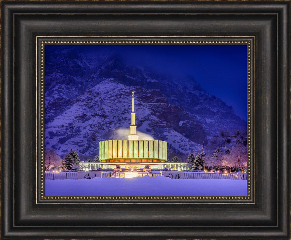 Provo Temple - Winter Morning