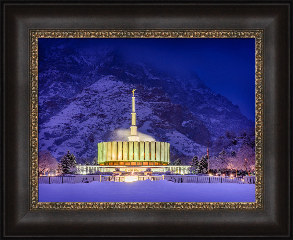 Provo Temple - Winter Morning