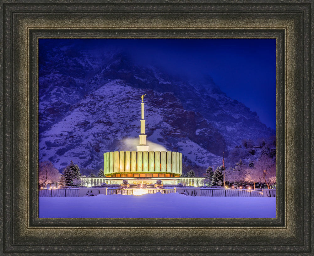 Provo Temple - Winter Morning