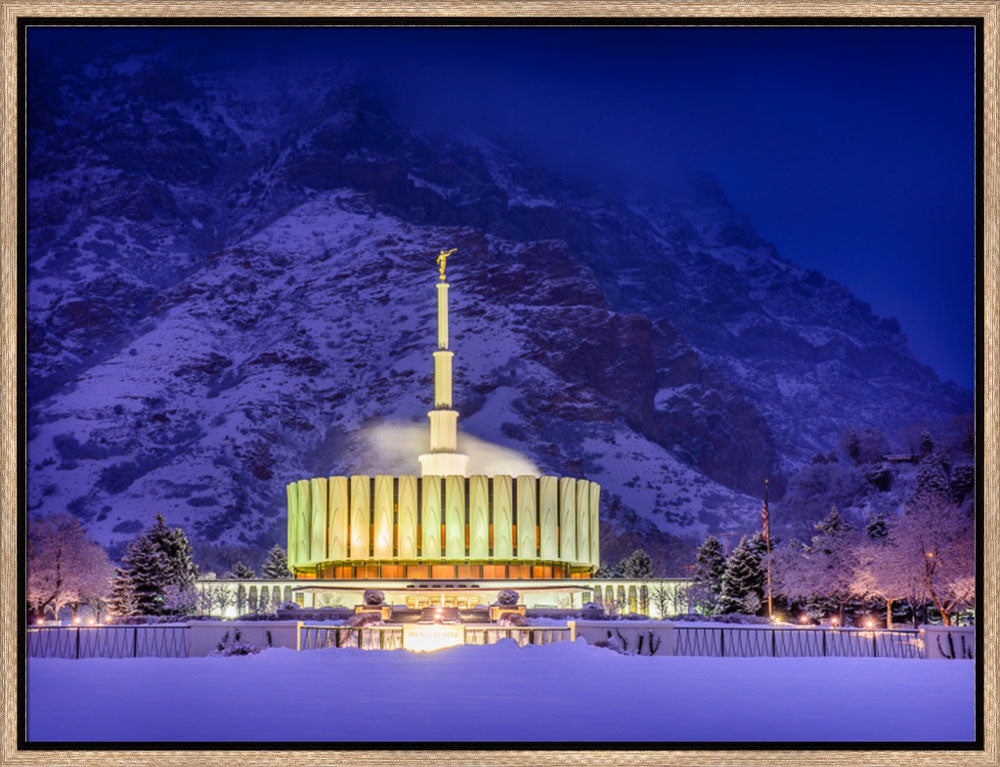 Provo Temple - Winter Morning