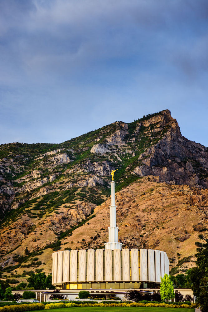 Provo Temple - Vertical Mountains
