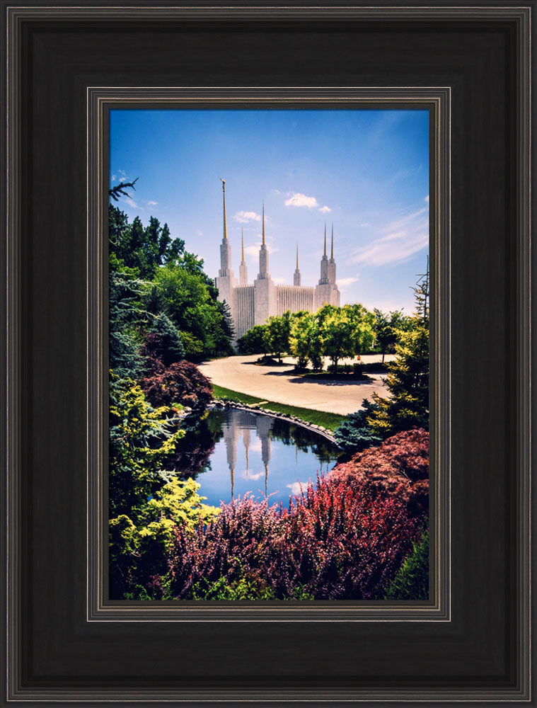Washington DC Temple - Daytime Reflection