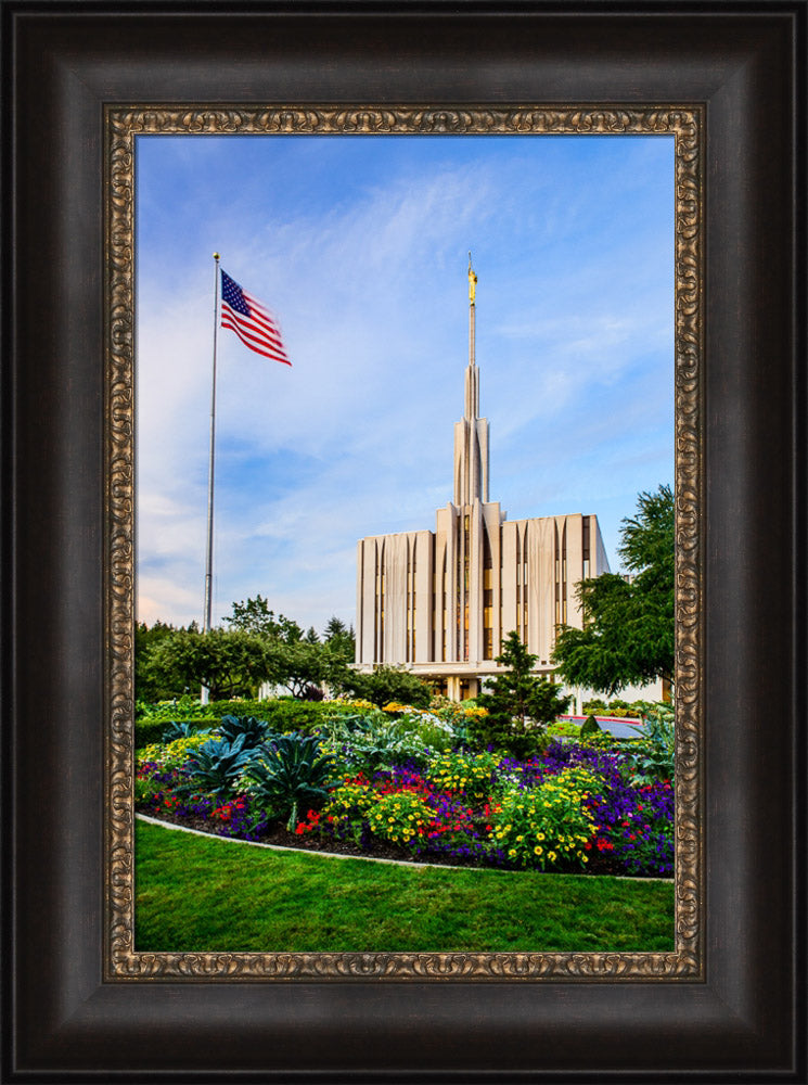 Seattle Temple - Flag