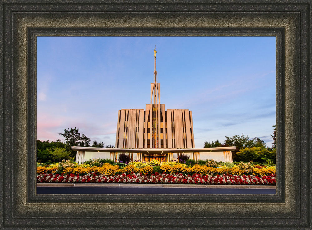Seattle Temple - Flower Garden