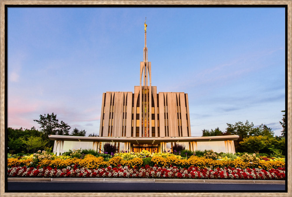 Seattle Temple - Flower Garden