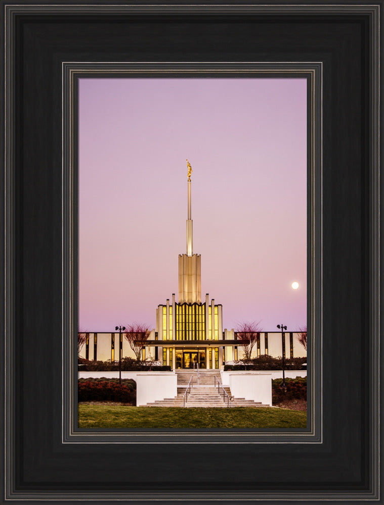 Atlanta Temple - Pink Morning