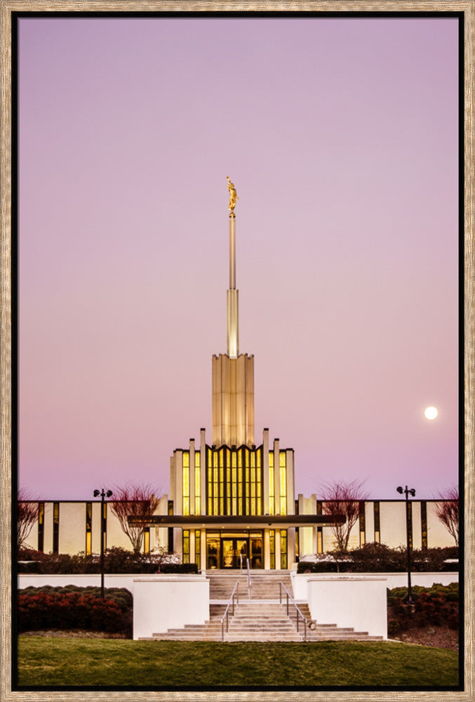 Atlanta Temple - Pink Morning