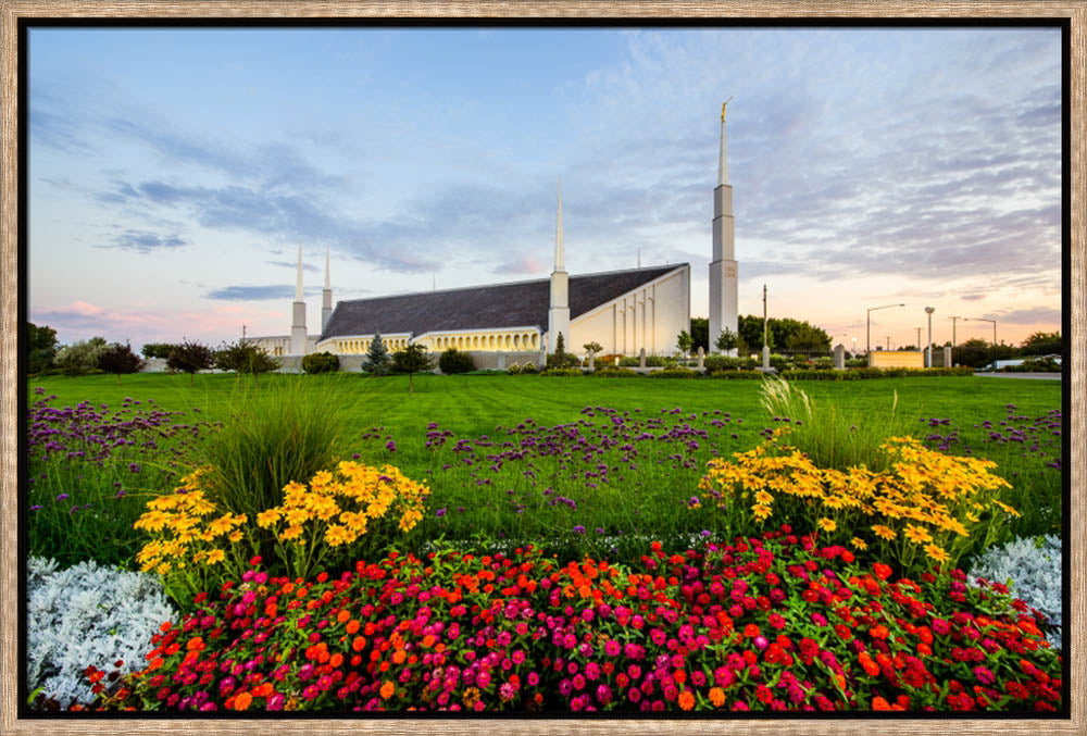 Boise Temple - Garden View