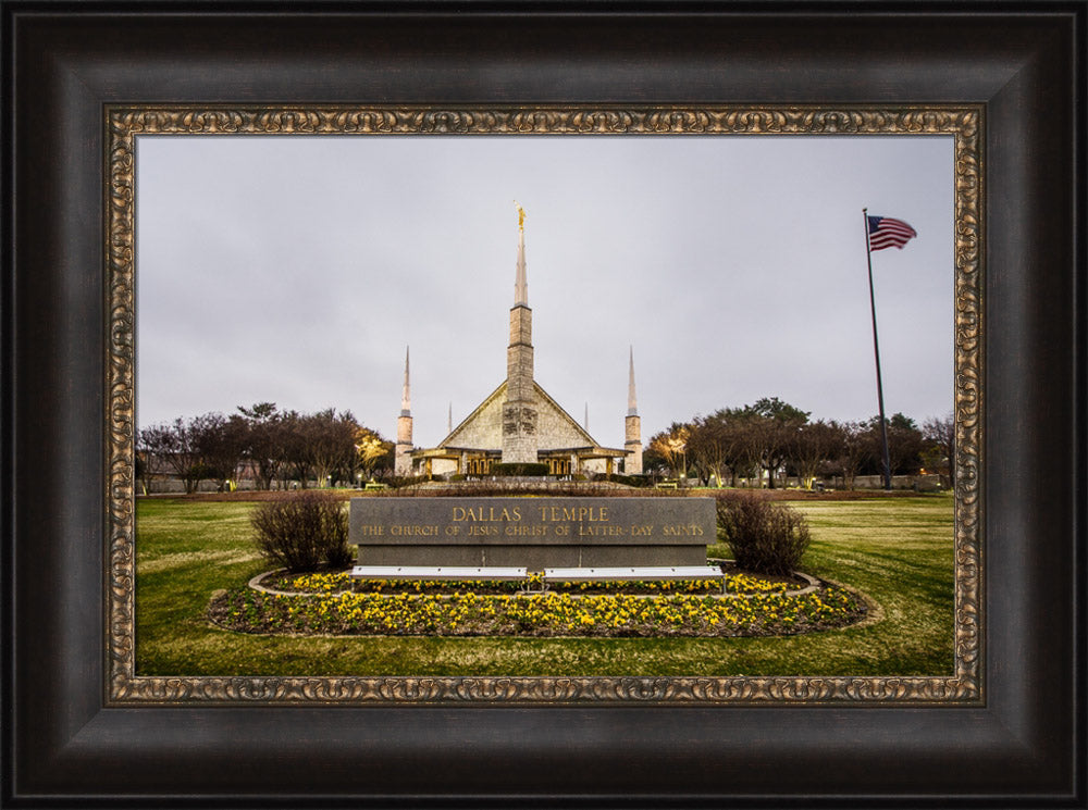 Dallas Temple - Sign