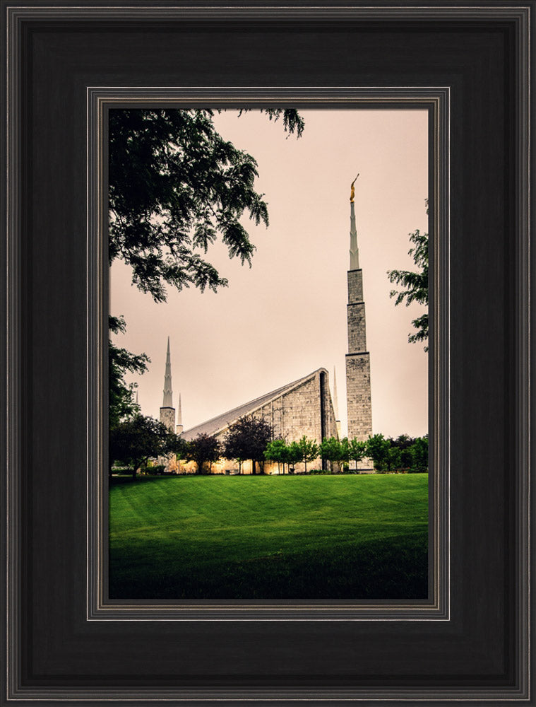 Chicago Temple - Cloudy Skies
