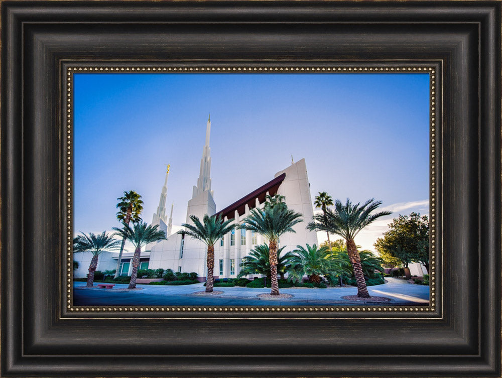 Las Vegas Temple - Blue Skies from the Front