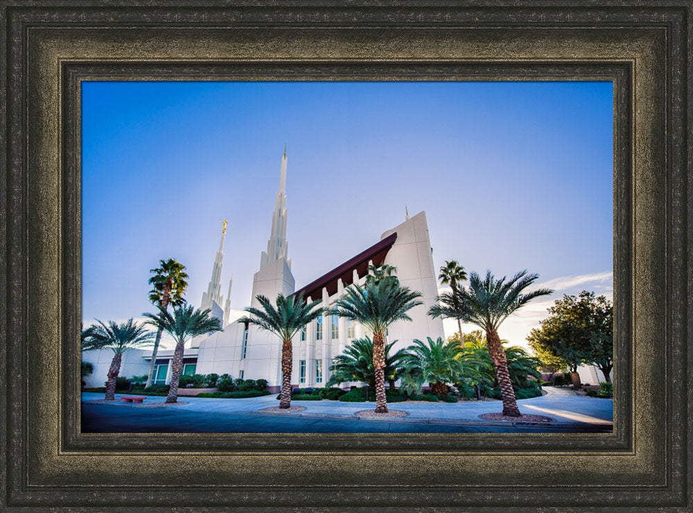 Las Vegas Temple - Blue Skies from the Front