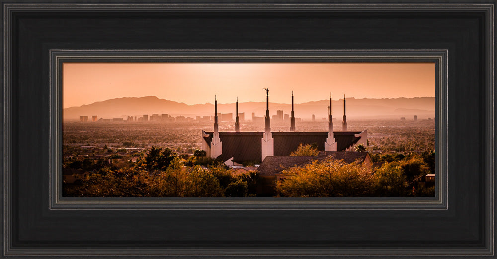 Las Vegas Temple - City in Sepia