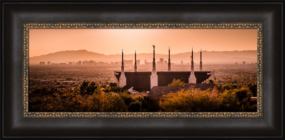 Las Vegas Temple - City in Sepia