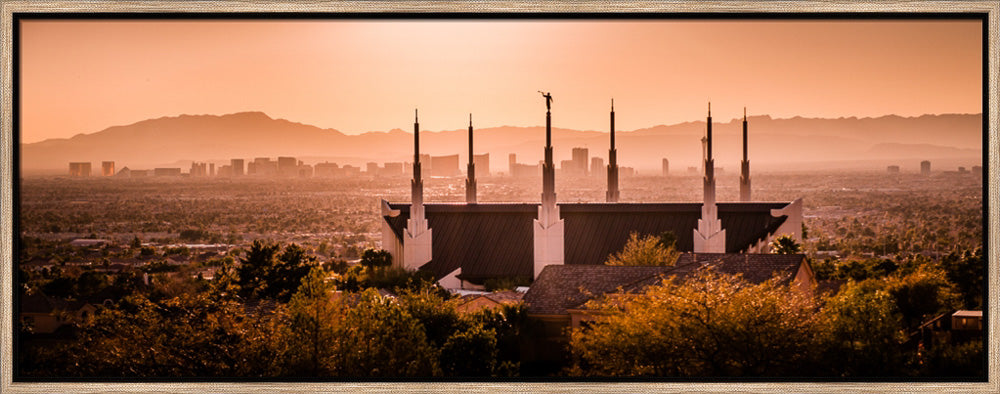 Las Vegas Temple - City in Sepia by Scott Jarvie