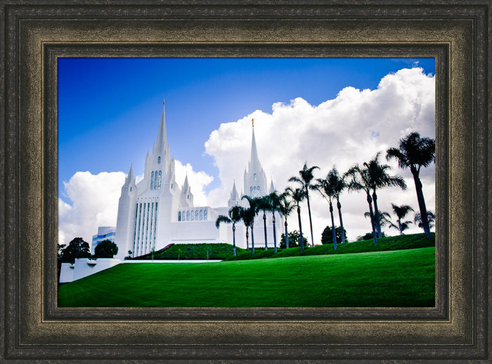 San Diego Temple - Summer Palms