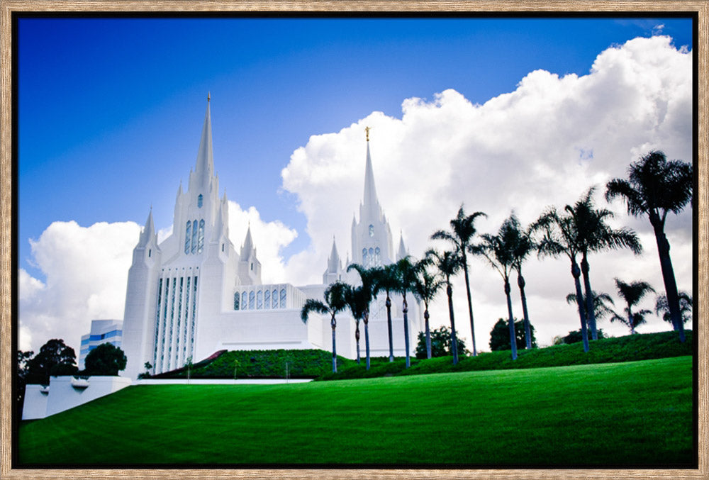San Diego Temple - Summer Palms