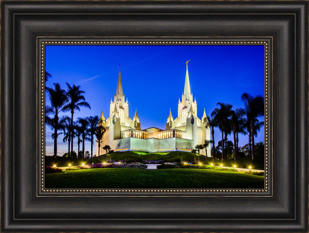 San Diego Temple - Lights on a Hill