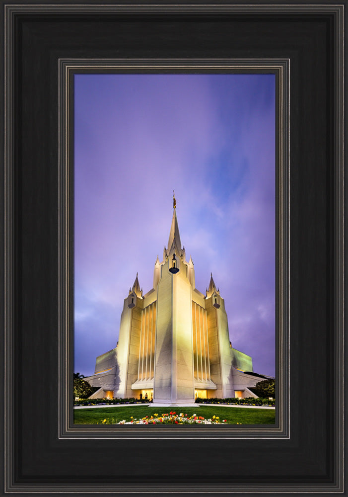 San Diego Temple - Twilight Vertical