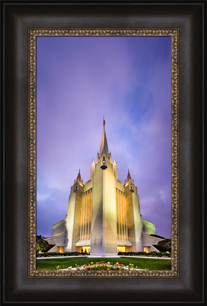 San Diego Temple - Twilight Vertical