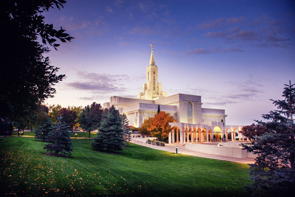 Bountiful Temple - Fall Sunrise