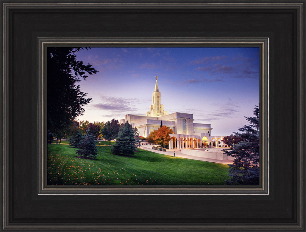 Bountiful Temple - Fall Sunrise