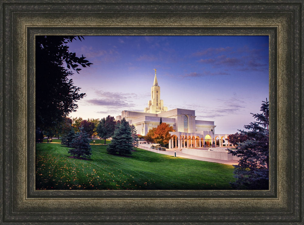 Bountiful Temple - Fall Sunrise