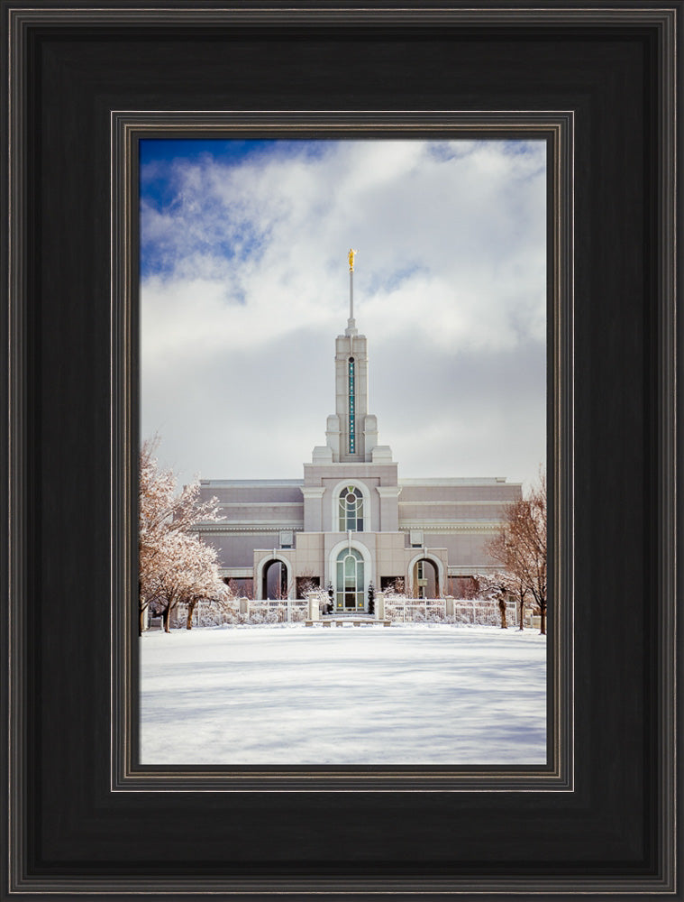 Mt Timpanogos Temple - Snowy White